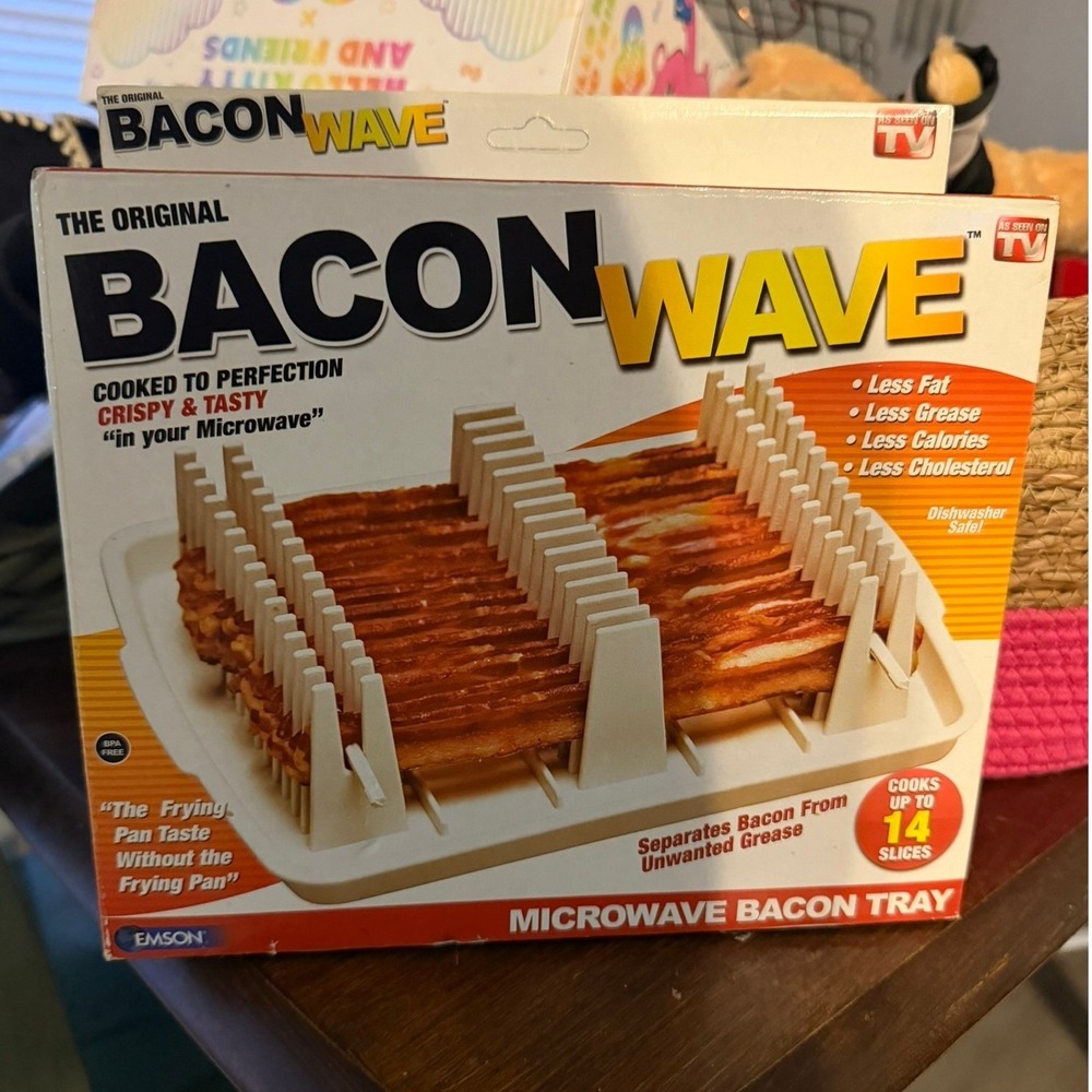 Bacon Wave Microwave Bacon Tray New Emson As Seen On Tv